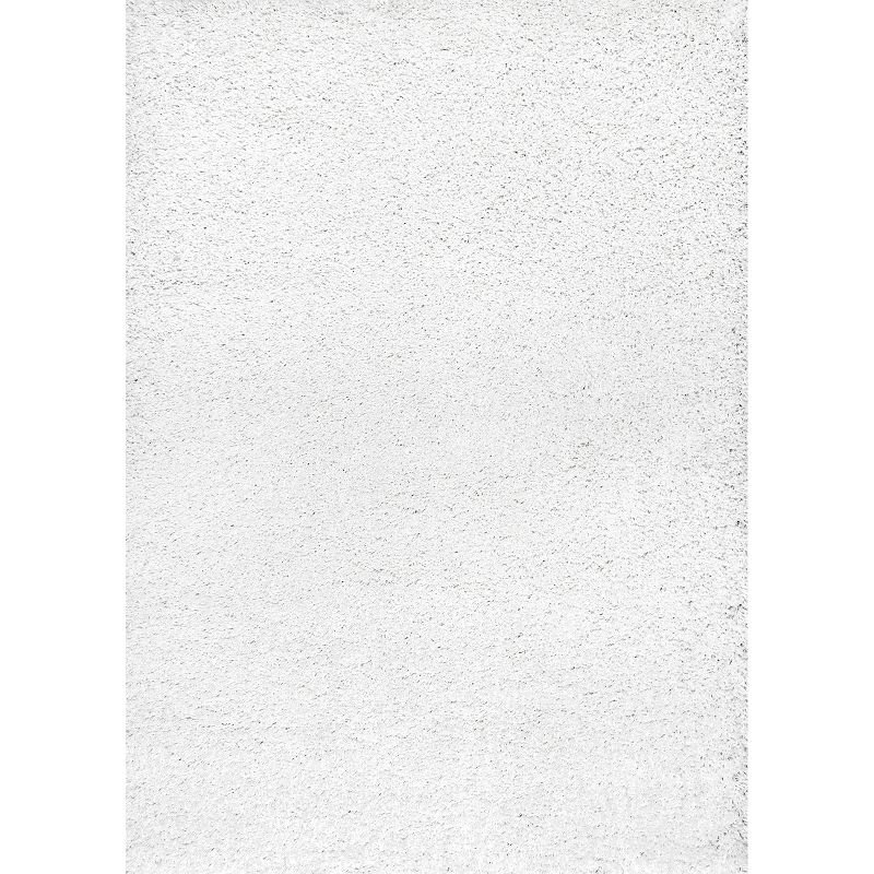 Nuloom Marleen Solid 2x3 Accent Shag Indoor Area Rug for Living Room Bedroom Dining Room Nursery Entryway, Off White
