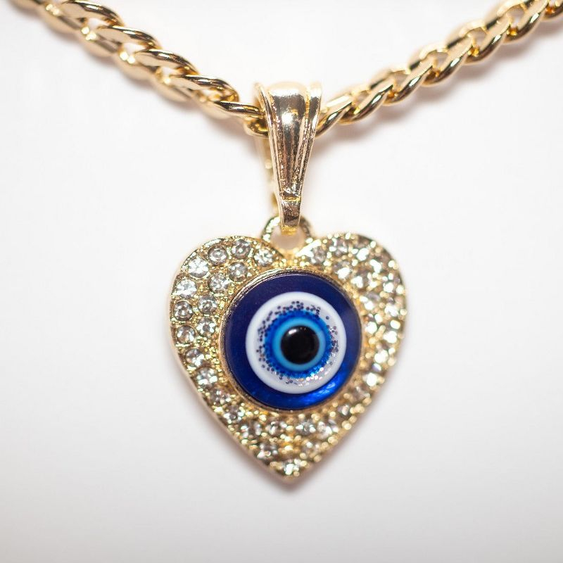 Rope with Gold All seeing Eye Pendant - 20 Gold
