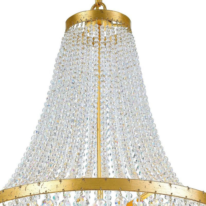 Crystorama Lighting Rylee 6 - Light Chandelier in  Antique Gold