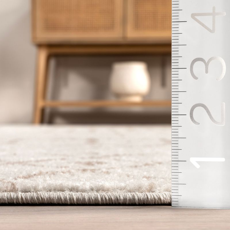 Nuloom Moroccan Blythe Indoor Area Rug, Round 6', Neutral