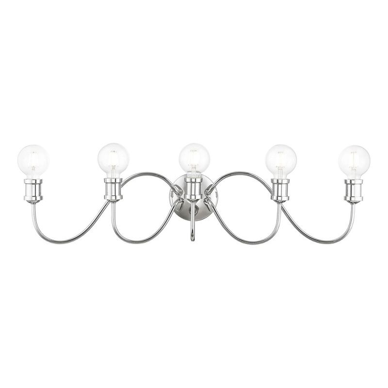 Livex Lighting Lansdale 5 - Light Vanity in  Polished Chrome