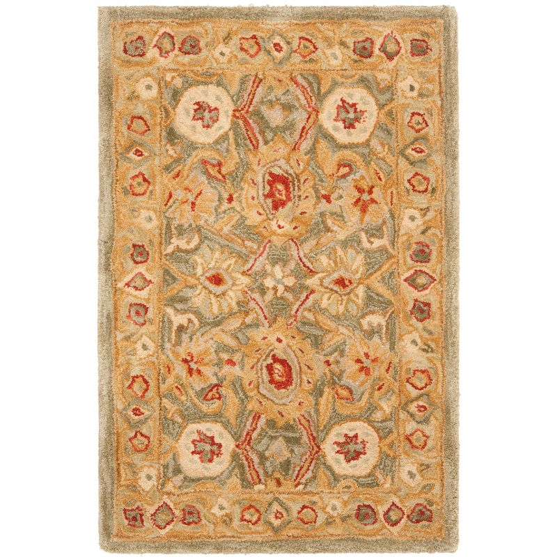 Anatolia AN516 Hand Tufted Indoor Accent Rug - Brown/Ivory - 2'x3' - Safavieh