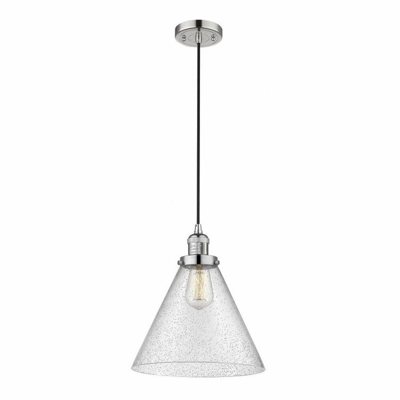 Innovations Lighting Cone 1 - Light Pendant in  Polished Nickel
