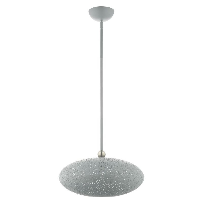 Livex Lighting Charlton 1 - Light Pendant in  Nordic Gray