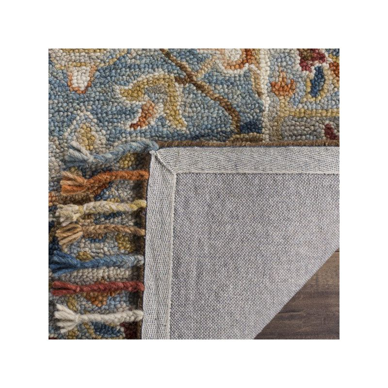 Aspen APN110 Hand Tufted Accent Rug - Grey/Navy - 3'x5' - Safavieh.