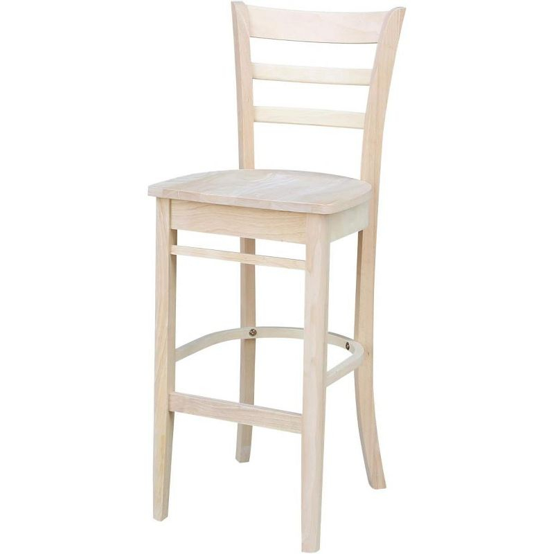 International Concepts Emily Bar Height Stool - 30 inches Seat Height