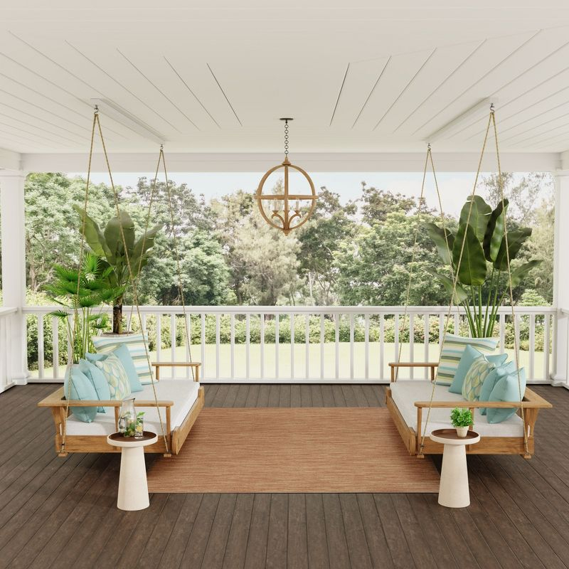 Nourison Essentials Easy Care Indoor Outdoor Area Rug - Rust 9' x 12'