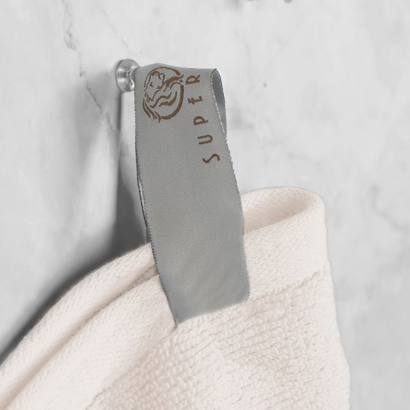 Ultra-Soft Cotton Solid Bath Towel Set of 4, Ivory - Blue Nile Mills
