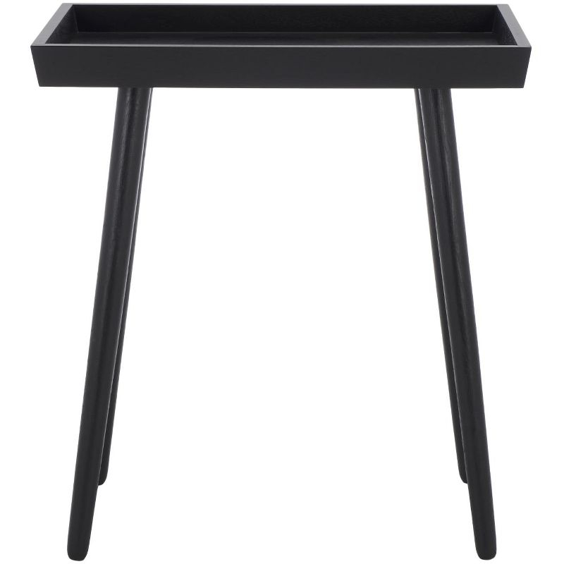Nonie Tray Accent Table - Black - Safavieh
