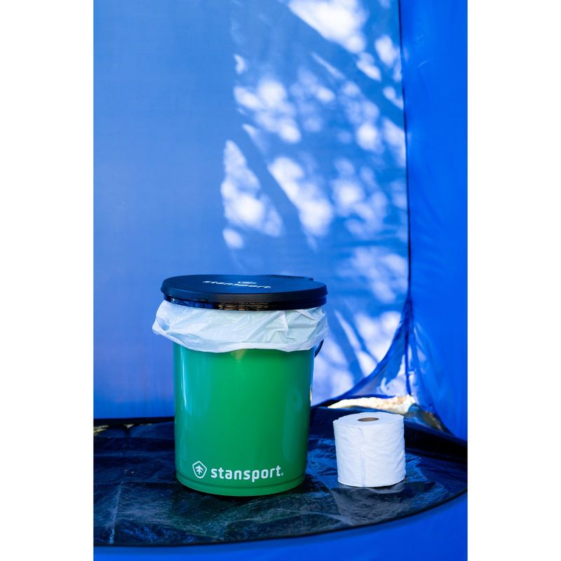 Stansport Bucket Style Portable Toilet With Lid