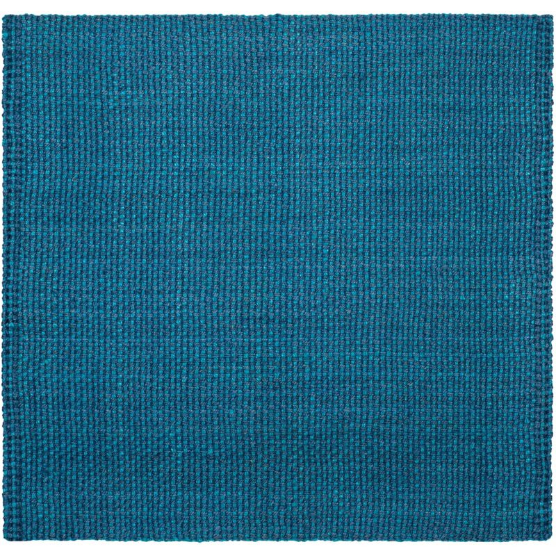 Natural Fiber NF262 Hand Woven Indoor Area Rug - Blue - 6'x6' - Safavieh