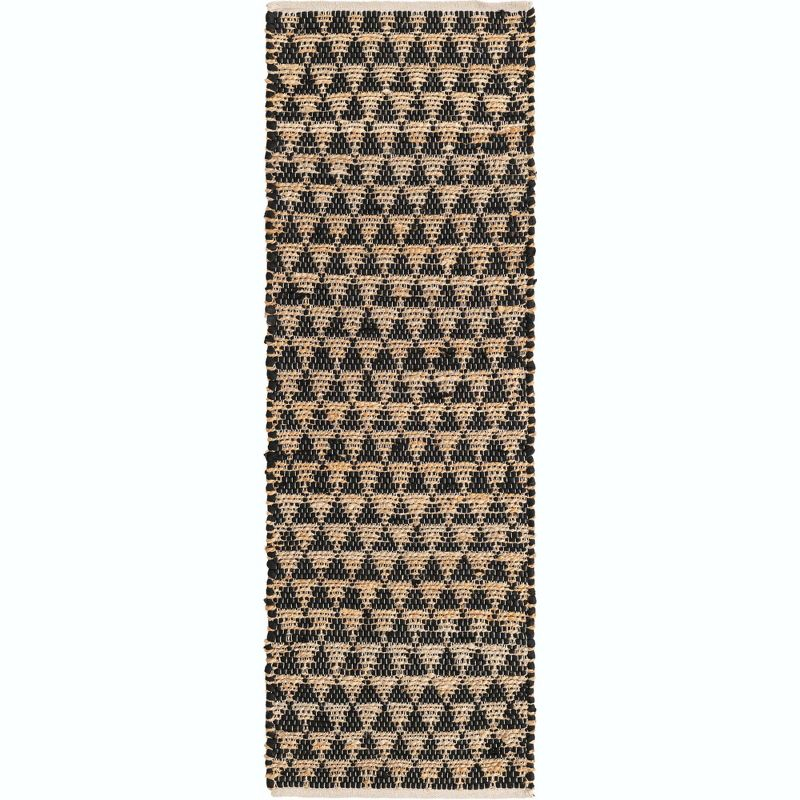 Unique Loom 2' 2 x 6' 1 Chindi Jute  Runner Rug