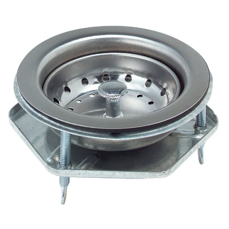 Keeney  Stainless Steel Thumb Screw Style Basket Strainer Assembly 1441SS