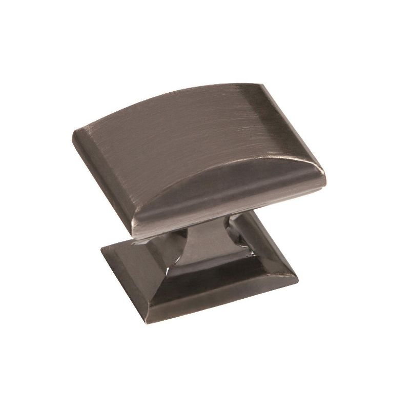 Amerock Candler 1-1/4 inch (32mm) Length Gunmetal Cabinet Knob