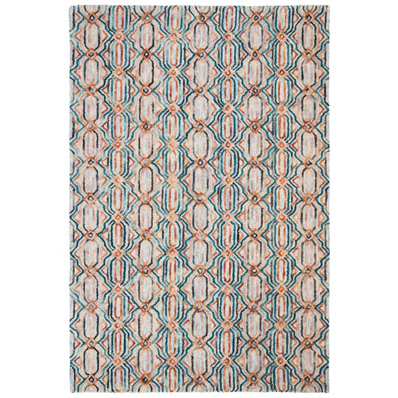 Trace TRC511 Hand Tufted Indoor Accent Rug - Light Blue/Blue - 4'x6' - Safavieh
