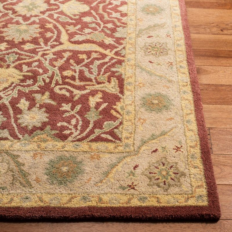 Antiquity AT14 Hand Tufted Indoor Area Rug - Rust - 4'x6' - Safavieh