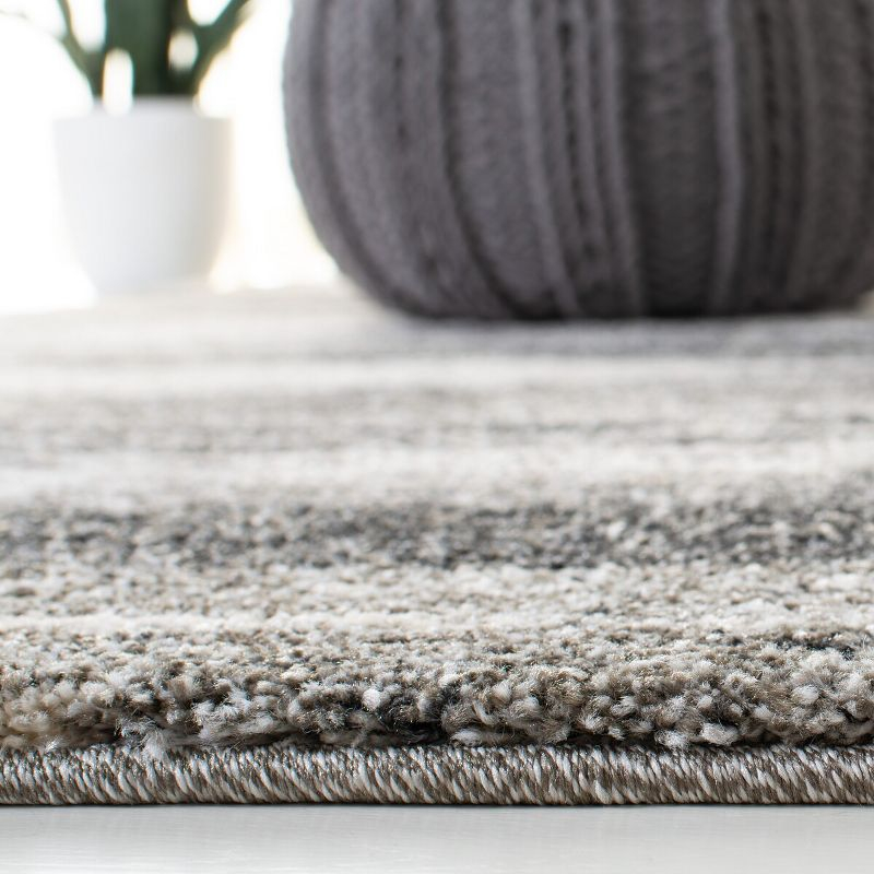 Retro RET2693 Power Loomed Indoor Area Rug - Dark Grey/Light Grey - 8'x8' - Safavieh.