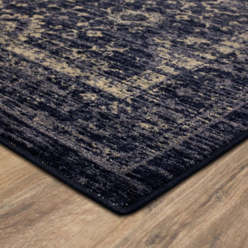 7'x10' Vintage Tufted Distressed Area Rug Indigo - Threshold™