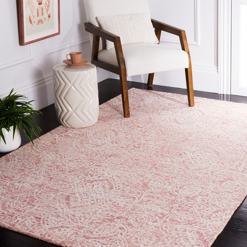 Metro MET998 Hand Tufted Indoor Area Rug - Pink/Ivory - 5'x8' - Safavieh