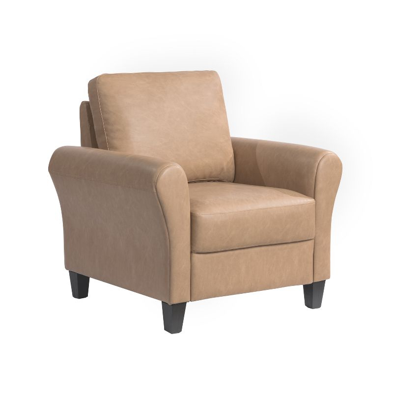 Lifestyle Solutions Willow Chair Light Brown Vegan Leather