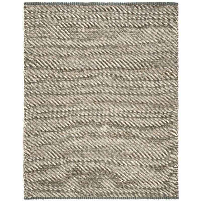 Natural Fiber NF454 Hand Woven Indoor Area Rug - Blue/Natural - 9'x12' - Safavieh
