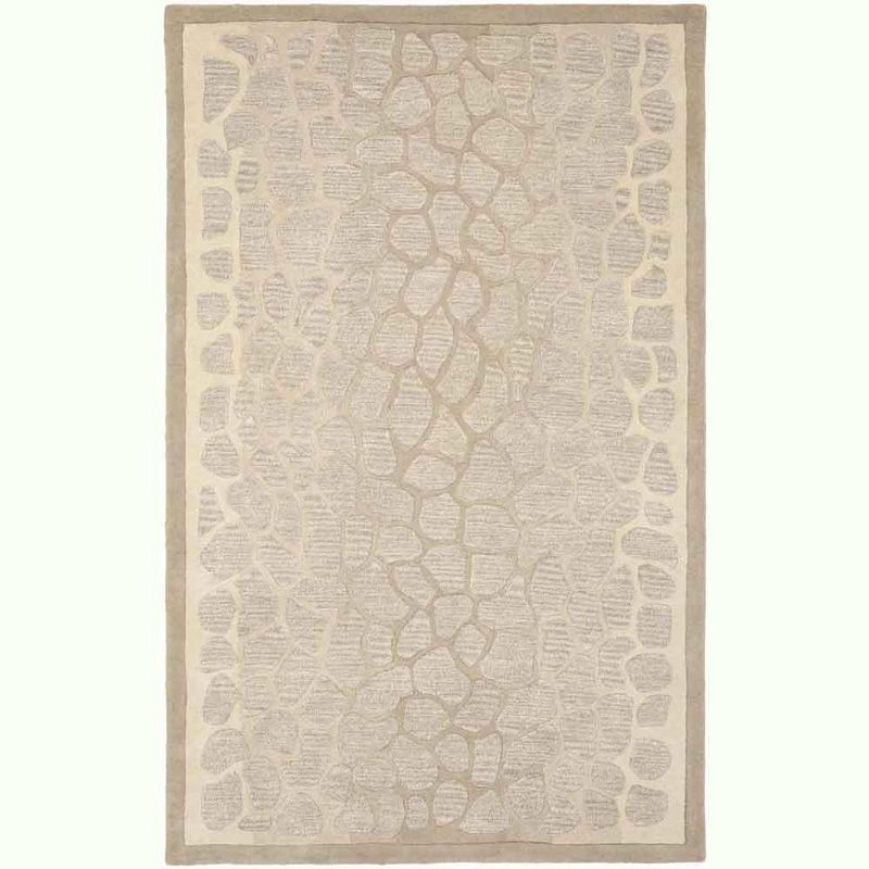 Martha Stewart Arusha - MSR3615 - Indoor Hand Tufted Area Rugs - B Wheat F Bge - 9'6"x13'6"