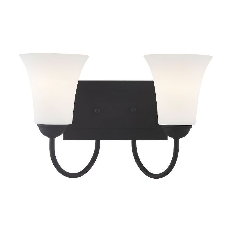 Livex Lighting Ridgedale 2 - Light Vanity in  Black