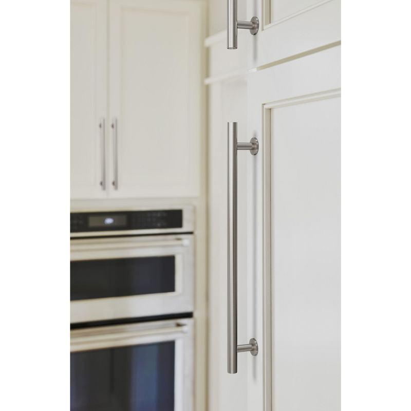 Amerock Radius 8-13/16 inch (224mm) Center-to-Center Satin Nickel Cabinet Pull