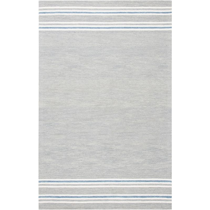 Metro MET603 Hand Tufted Indoor Area Rug - Grey/Blue - 4'x6' - Safavieh