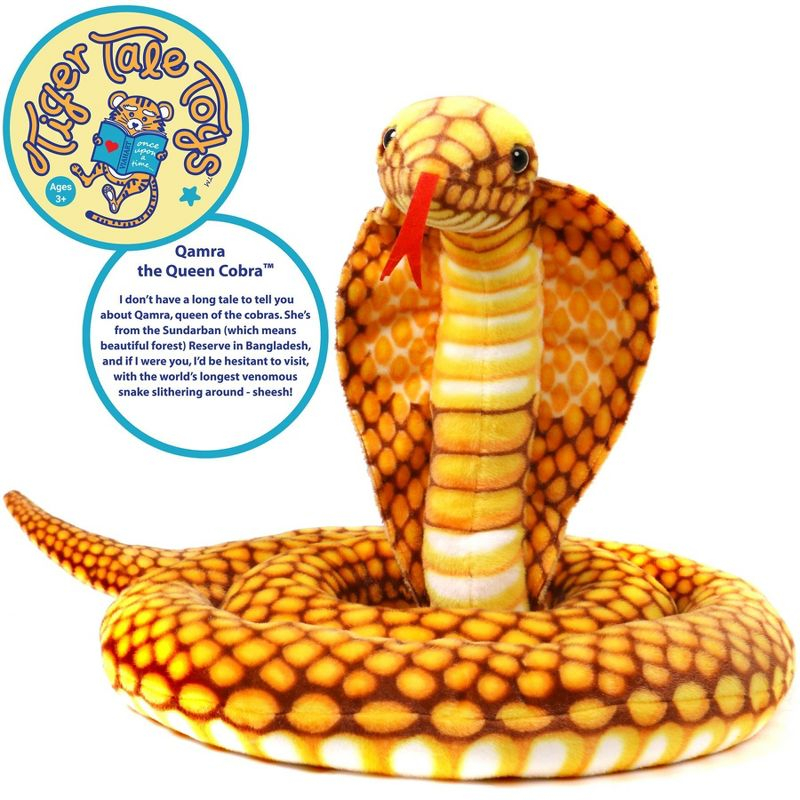 Qamra the King Cobra - 102 Inch Stuffed Animal Plush - By Viahart