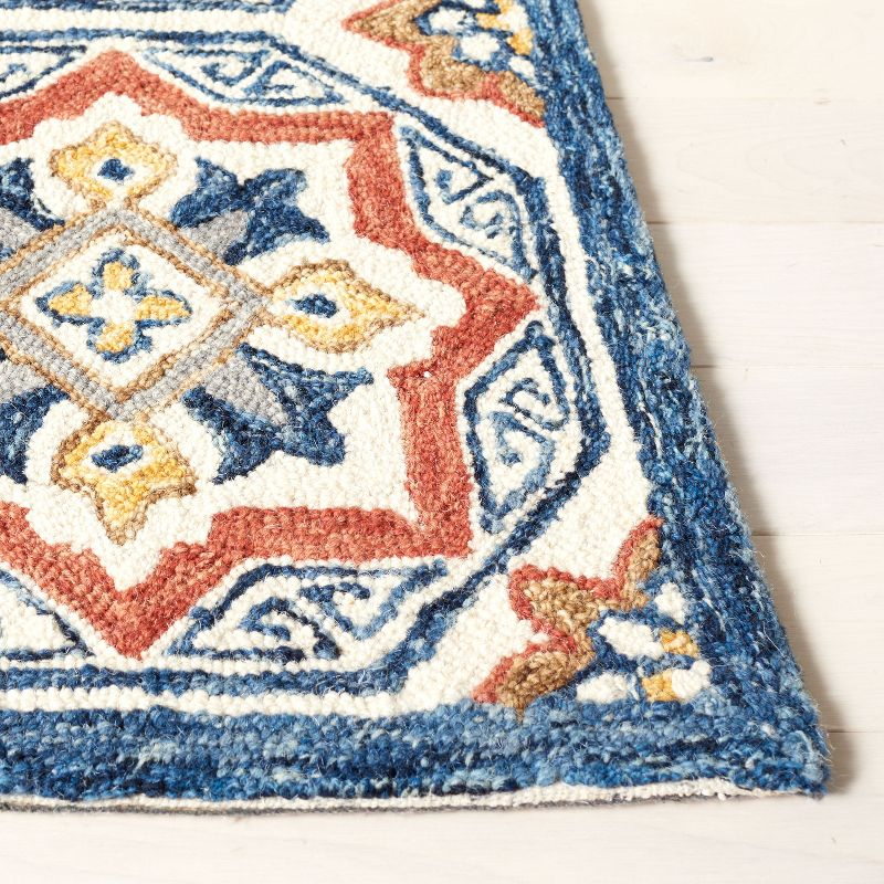 Metro MET117 Hand Tufted Indoor Area Rug - Beige/Ivory - 4'x6' - Safavieh