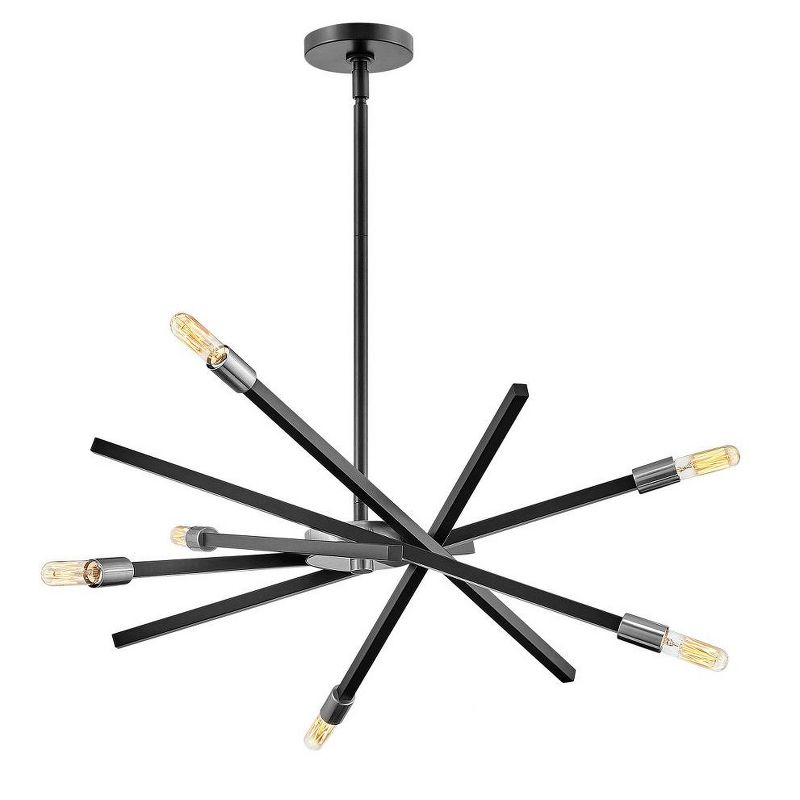 Hinkley Lighting Archer 6 - Light Chandelier in  Satin Black