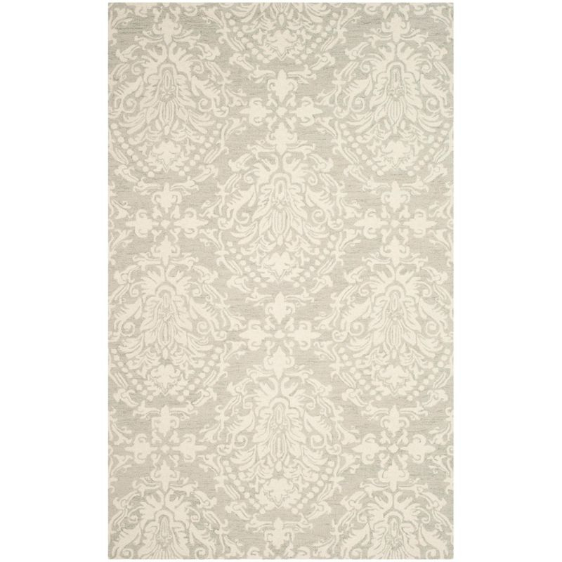 Blossom BLM107 Hand Tufted Indoor Area Rug - Sage/Ivory - 5'x8' - Safavieh