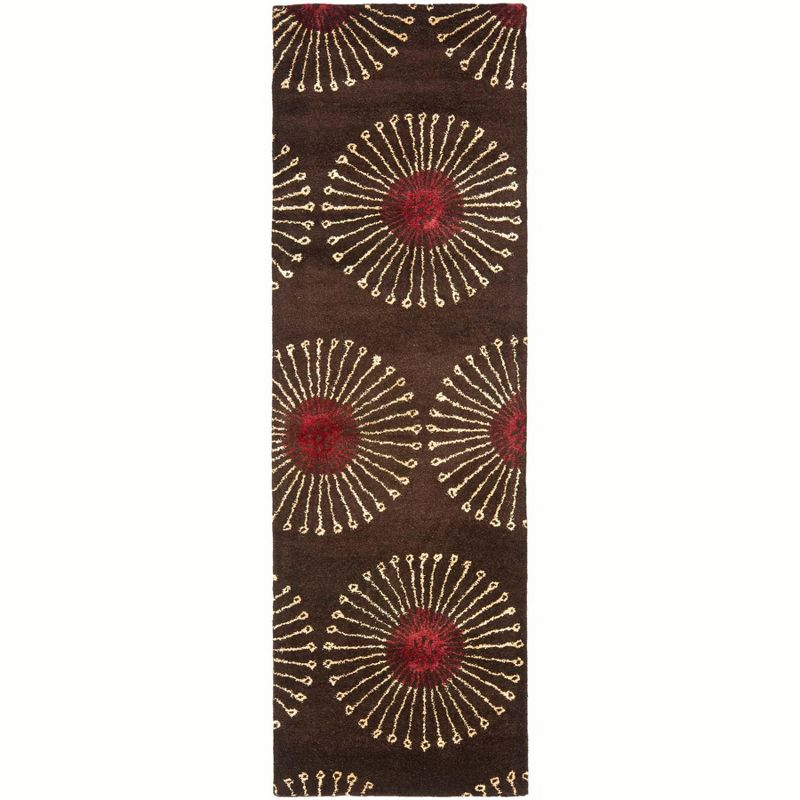 Soho SOH821 Hand Tufted Indoor Runner Rug - Coffee/Brown - 2'6"x8' - Safavieh.