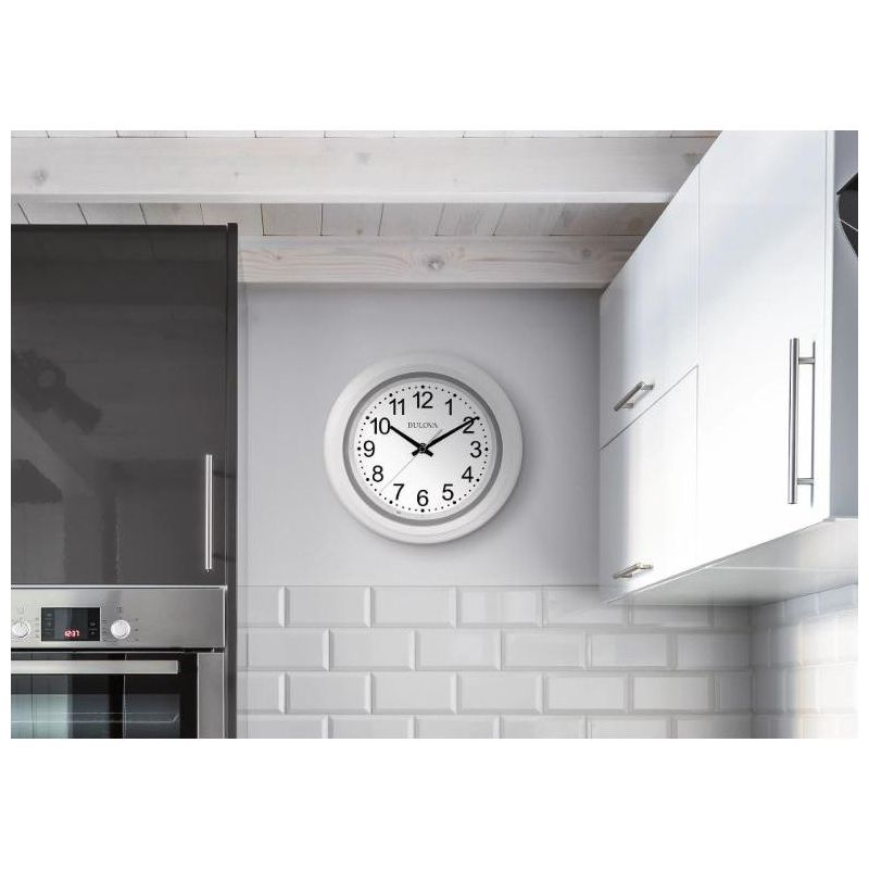 Bulova Clocks Night Vision 10" Diameter Quartz Clock