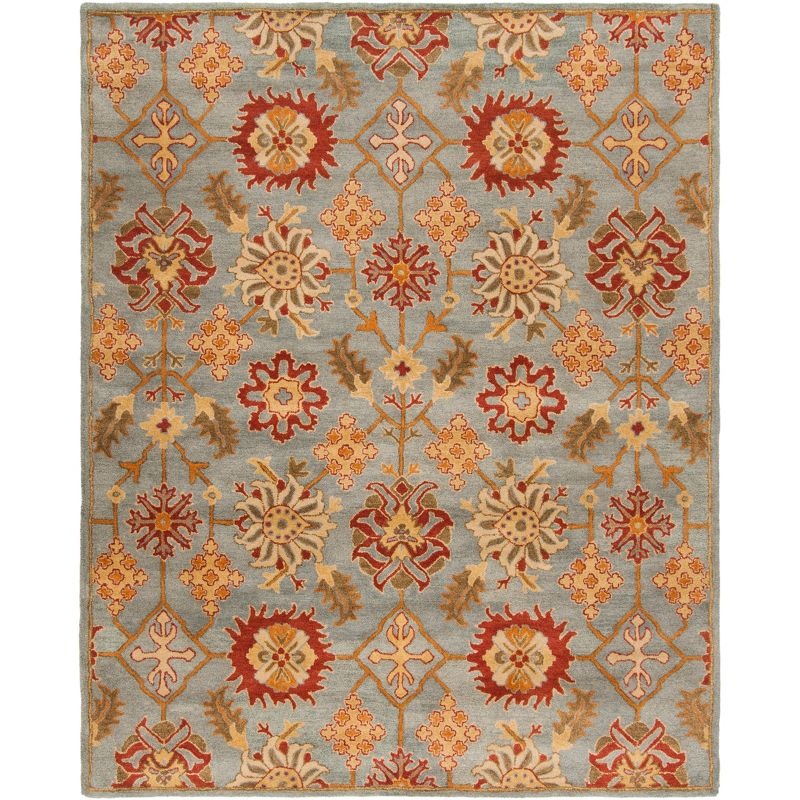 Heritage HG420 Hand Tufted Area Rug - Charcoal/Multi - 8'x10' - Safavieh.