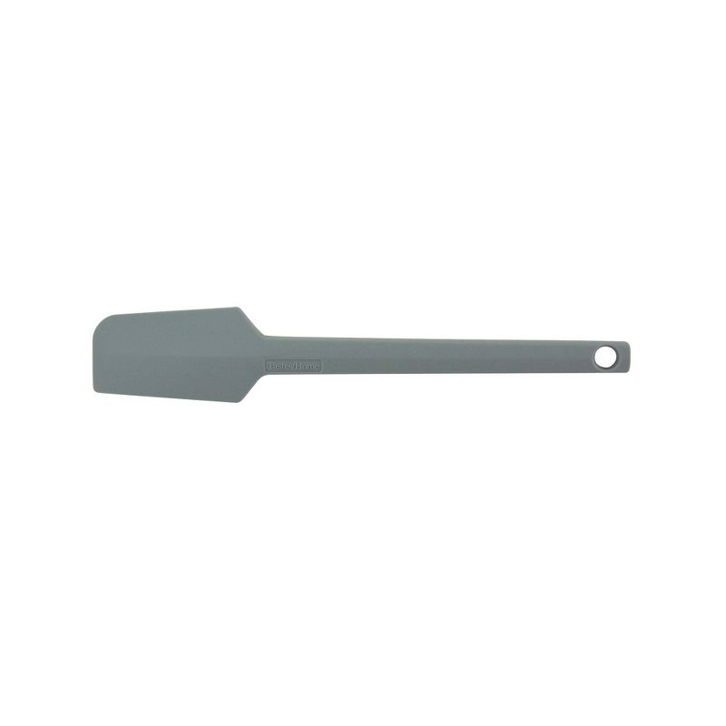 Taste of Home 4pc Silicone Tools Ash Gray: Kitchen Utensil Set with Mini Spatula, Spoonula, Basting Brush, Dishwasher-Safe