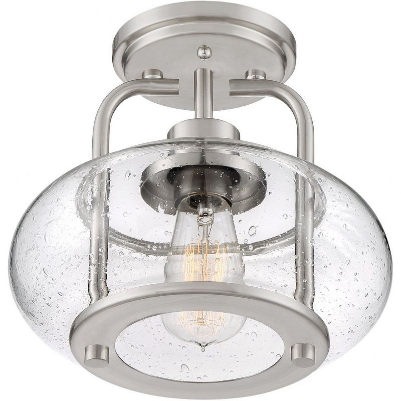 Quoizel Lighting Trilogy 1 - Light Semi-Flush Mount in  Brushed Nickel