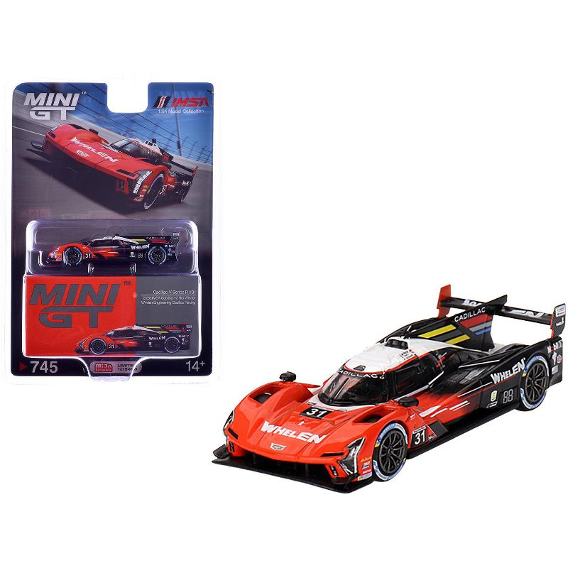 Cadillac V-Series.R #31 "Whelen Engineering Racing" Winner IMSA "12 Hours of Sebring" (2023) 1/64 Diecast Model Car by Mini GT