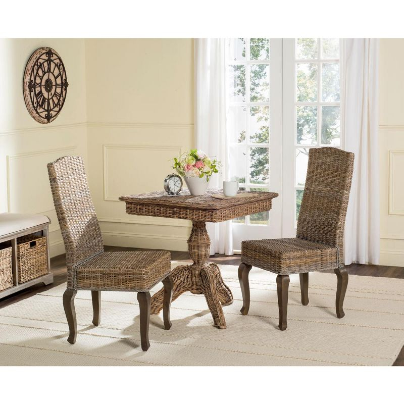 Milos Dining Chair (Set of 2) - Grey - Safavieh