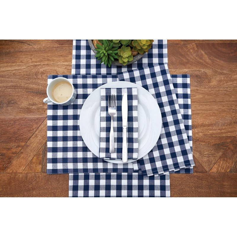 C&F Home 13" x 72" Ashford Indigo Table Runner