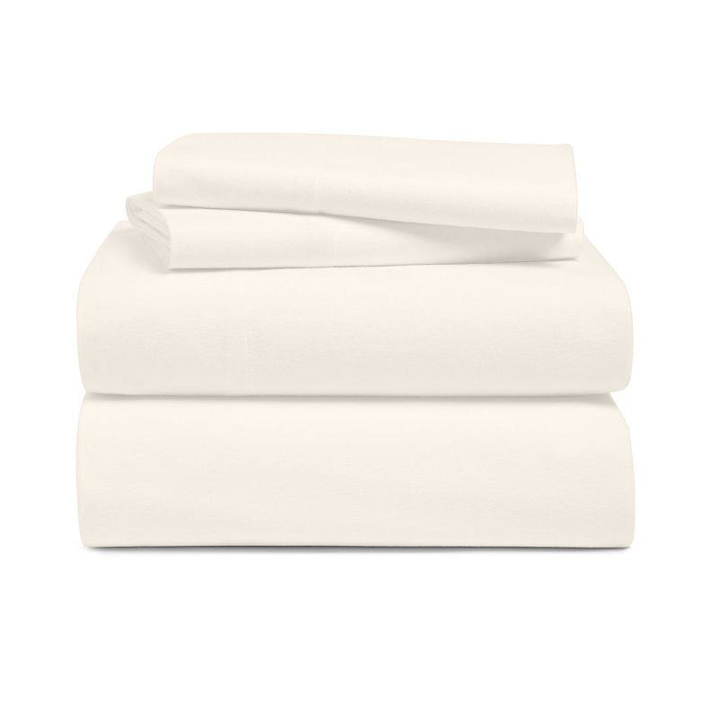 Cosy House Collection Flannel Bed Sheet Set - Dark Grey, Queen