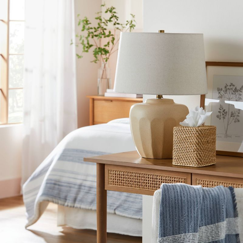 Woven Tissue Box Cover Natural - Hearth & Hand™ with Magnolia