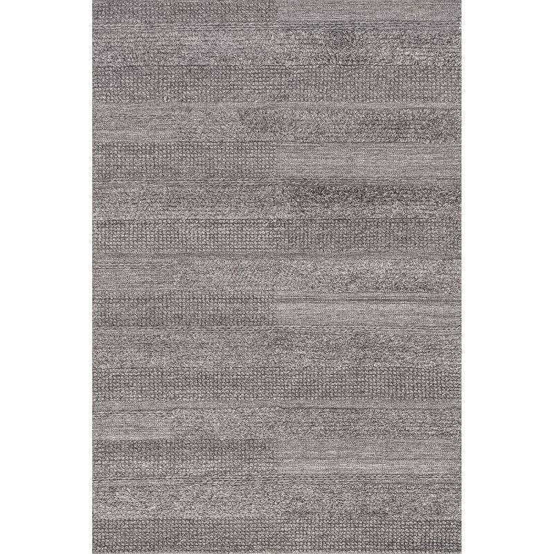 Nuloom Samba Textured Cotton-Blend Area Rug, 10' x 14', Grey