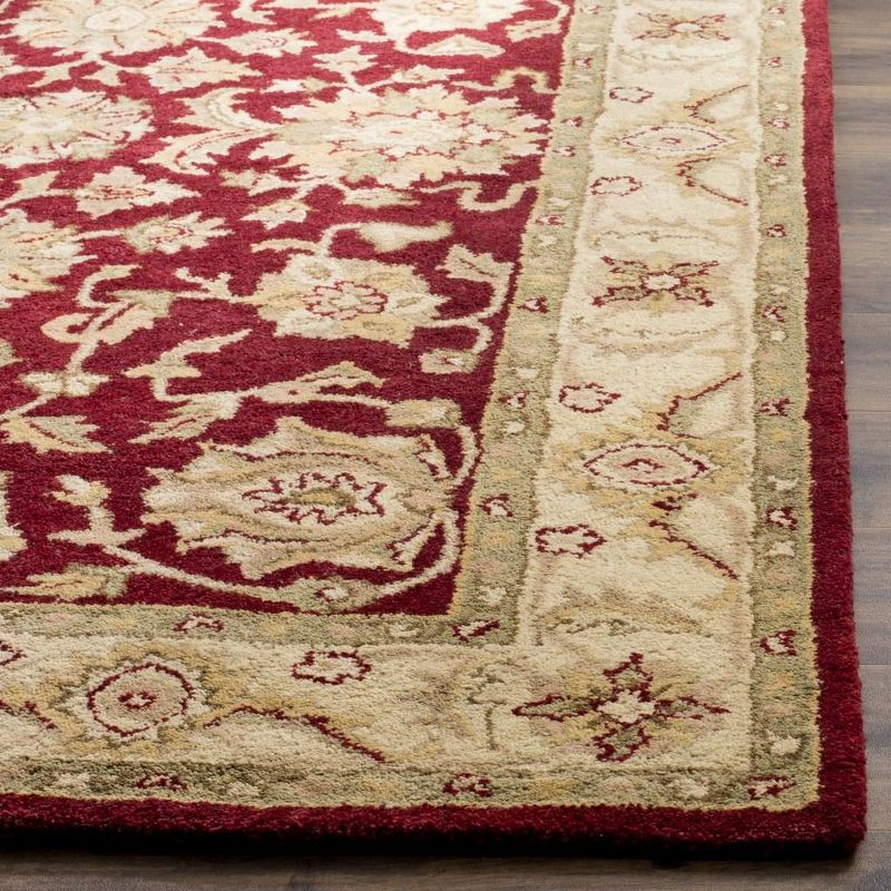 Antiquity AT312 Hand Tufted Area Rug - Red/Gold - 6'x9' - Safavieh.