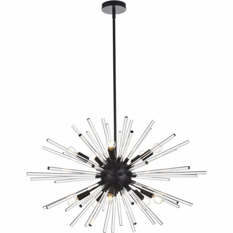 Elegant Lighting Sienna 10 - Light Pendant in  Black