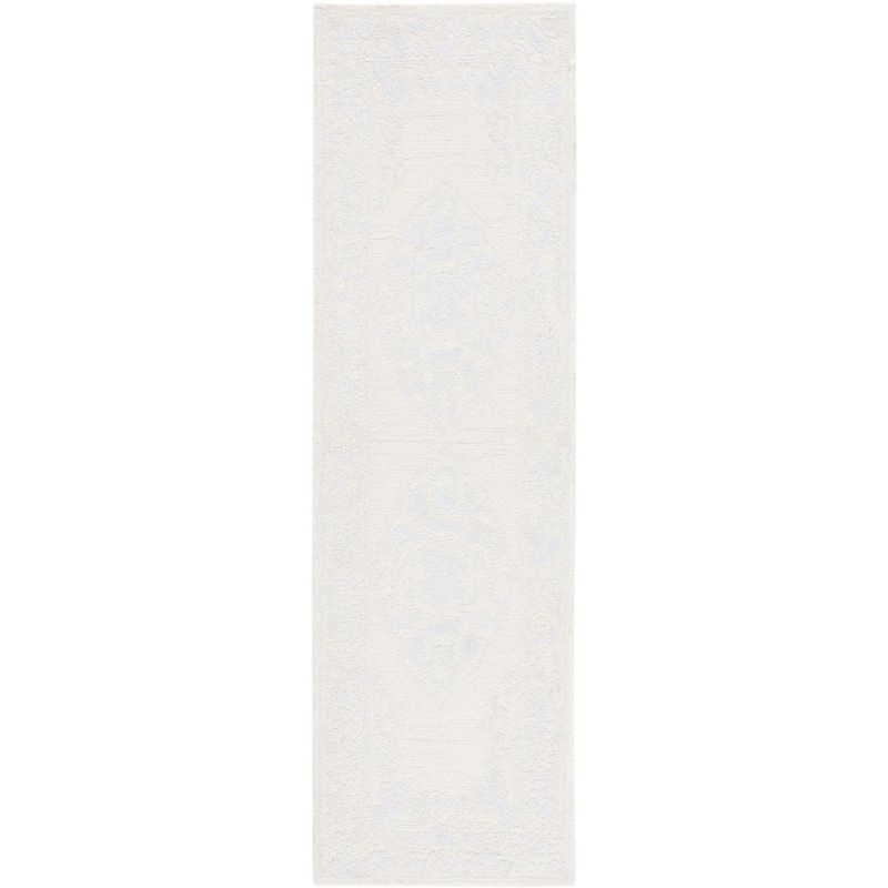 Abstract ABT359 Handmade Tufted Runner Rug - Ivory/Beige - 2'-3" x 8'-0" - Safavieh