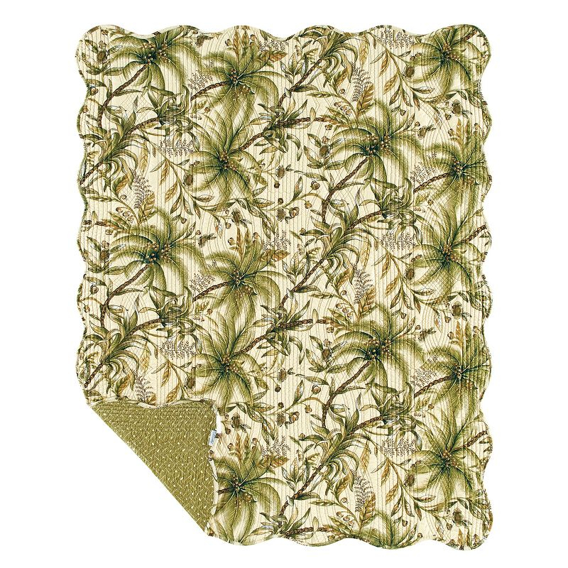 C&F Home Barbados Sand Quilted Cotton 50" x 60" Throw Blanket