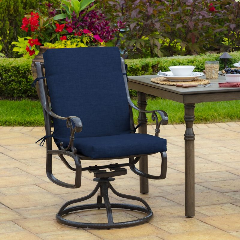 ARDEN Outdoor Chair Cushion 16.5 x 18, Sapphire Blue Leala