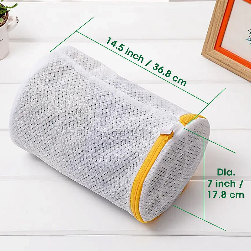 Garnen 2 Pack Shoe Washing Bag, Reusable Sneaker Shoe Laundry Bags for Washer Dryer Machine, Durable Mesh Washing Bag For Running Shoes, Socks, Bras